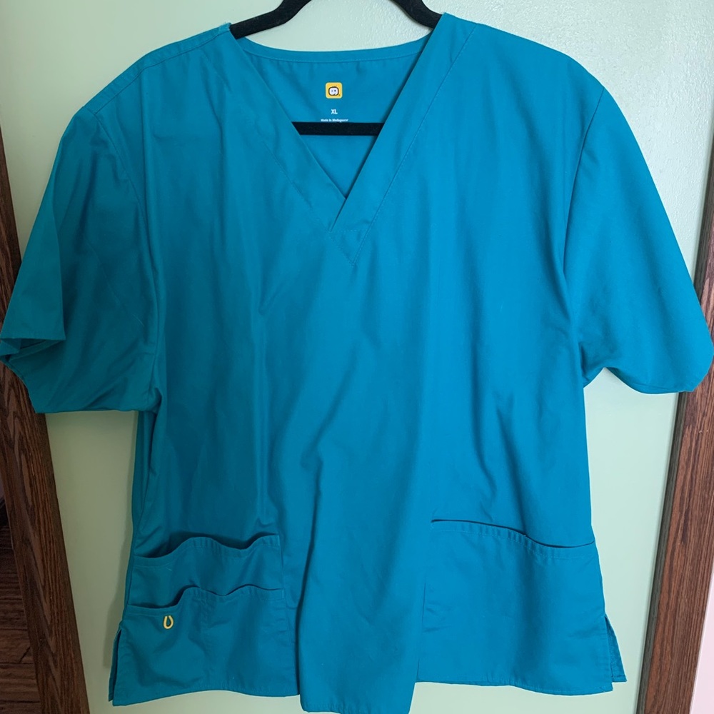 XL Scrub set aqua color